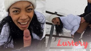 Sofi Vega havas szeretkezés a hóban – forró dél amerikai porno