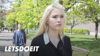 Szívdöglesztő lengyel szöszi Misha Cross leszívja a külföldi vastag fazt külföldön és jól meglovagolja