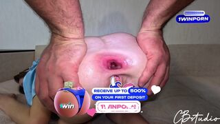 Mély popócska légyott nagy segglyukkal