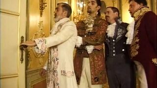 La Maschera di Ferro legelső epizód retro pornó Chris Charming termetes farkával és pici cicis nőci análjával